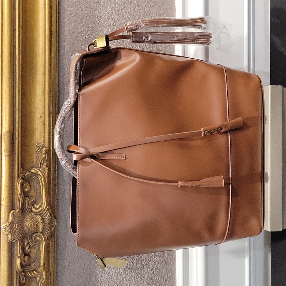 Baldi London Brown Bucket Bag NWT